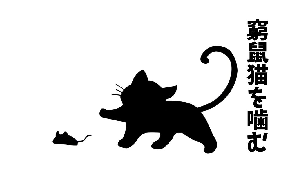 ことわざ『窮鼠猫を噛む』は各国でなんていうの？世界の『窮鼠猫を噛む』をまとめて紹介