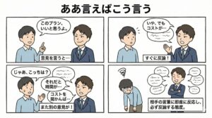 【ことわざ】「ああ言えばこう言う」の意味は？対義語・類義語・例文・英語表現をまとめて紹介