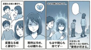 【ことわざ】「愛想が尽きる」の意味は？対義語・類義語・例文・英語表現をまとめてご紹介