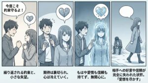 【ことわざ】「愛想を尽かす」の意味は？対義語・類義語・例文・英語表現をまとめてご紹介
