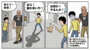 【ことわざ】「相手見てからの喧嘩声」の意味は？対義語・類義語・例文・英語表現をまとめてご紹介