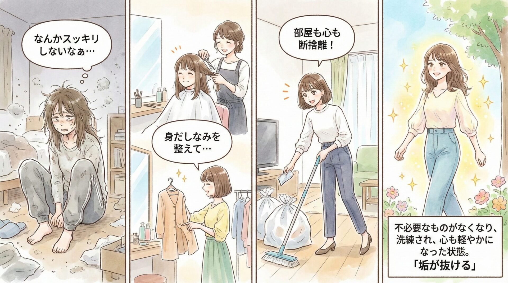 【ことわざ】「垢が抜ける」の意味は？対義語・類義語・例文・英語表現をまとめてご紹介