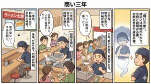 【ことわざ】「商い三年」の意味は？対義語・類義語・例文・英語表現をまとめてご紹介